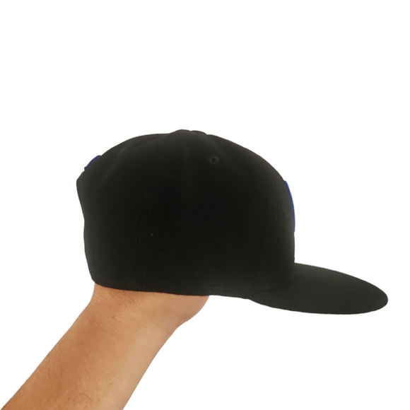 Nike Ken Griffey Jr Swingman Logo Vintage Black & Blue Adjustable Snapback Hat - Picture 4 of 11